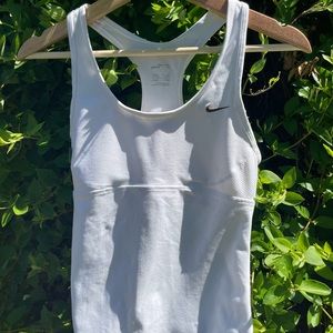 Nike White Workout Tank